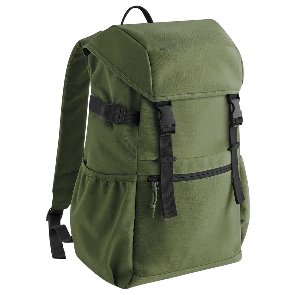 image 1 of Bagbase Ramble Polyester 18L Backpack | Green | Moss | One Size | 1