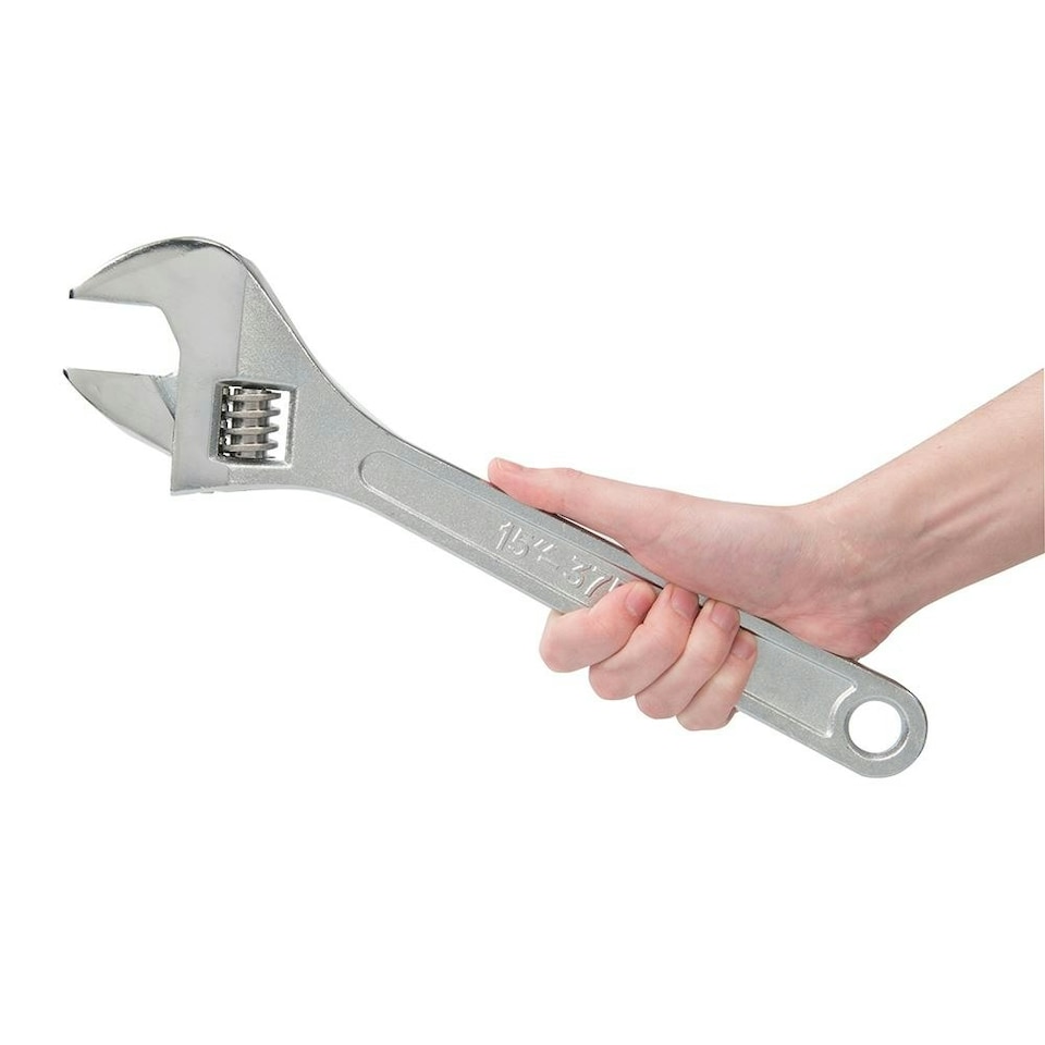 image 1 of Silverline - Adjustable Wrench - Length 375mm - Jaw 41mm
