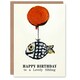 image 1 of Lovely Fun Fish Fishing Angler Balloon Sibling Birthday Card