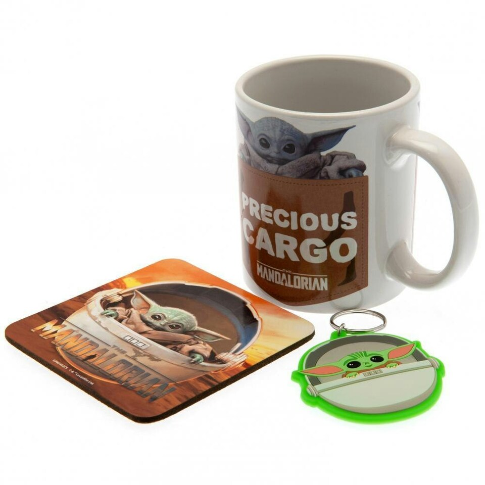 image 1 of Star Wars: The Mandalorian Precious Cargo Mug and Coaster Set - Multicoloured - One Size