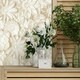 image 3 of Fine Decor 3D Flower Wallpaper - Natural - 10m x 0.5m