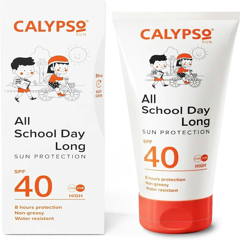 Calypso Sunscreen Lotion SPF40 All School Day Long Kids 150ML