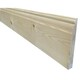 image 1 of PACK OF 10 (Total 10 Units) - 25mm x 175mm (21mm x 170mm Finish) Ovolo Softwood Skirting Board - 4.2m Length
