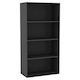 image 1 of Wide 4-Tier Bookcase Black | Unit Colour: Black