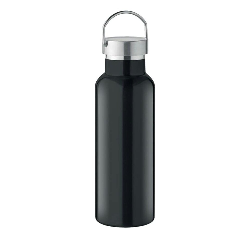 image 1 of MidOcean Florence Double-Walled 500ml Bottle - Black - One Size | Black | One Size