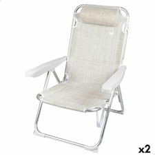 Folding Chair Aktive Ibiza 48 x 90 x 60 cm (2 Units) N/A