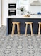 image 3 of Floorpops Ezra Blue Peel & Stick Floor Tiles, FP4664