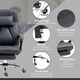 image 6 of Vinsetto High Back Massage Office Chair with Vibration Point Headrest Remote
