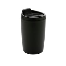 XD Collection Flip Top Polypropylene Recycled 300ml Tumbler - Black - One Size