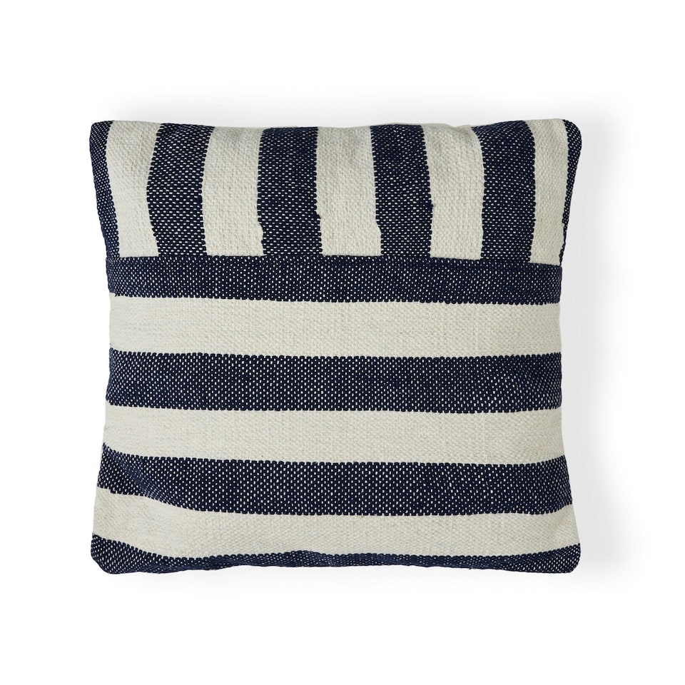 image 1 of BHS Tino Cushion, Navy Blue | Navy