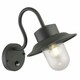 image 1 of Montford - Black Motion Sensor Outdoor Wall Light Black | Clear