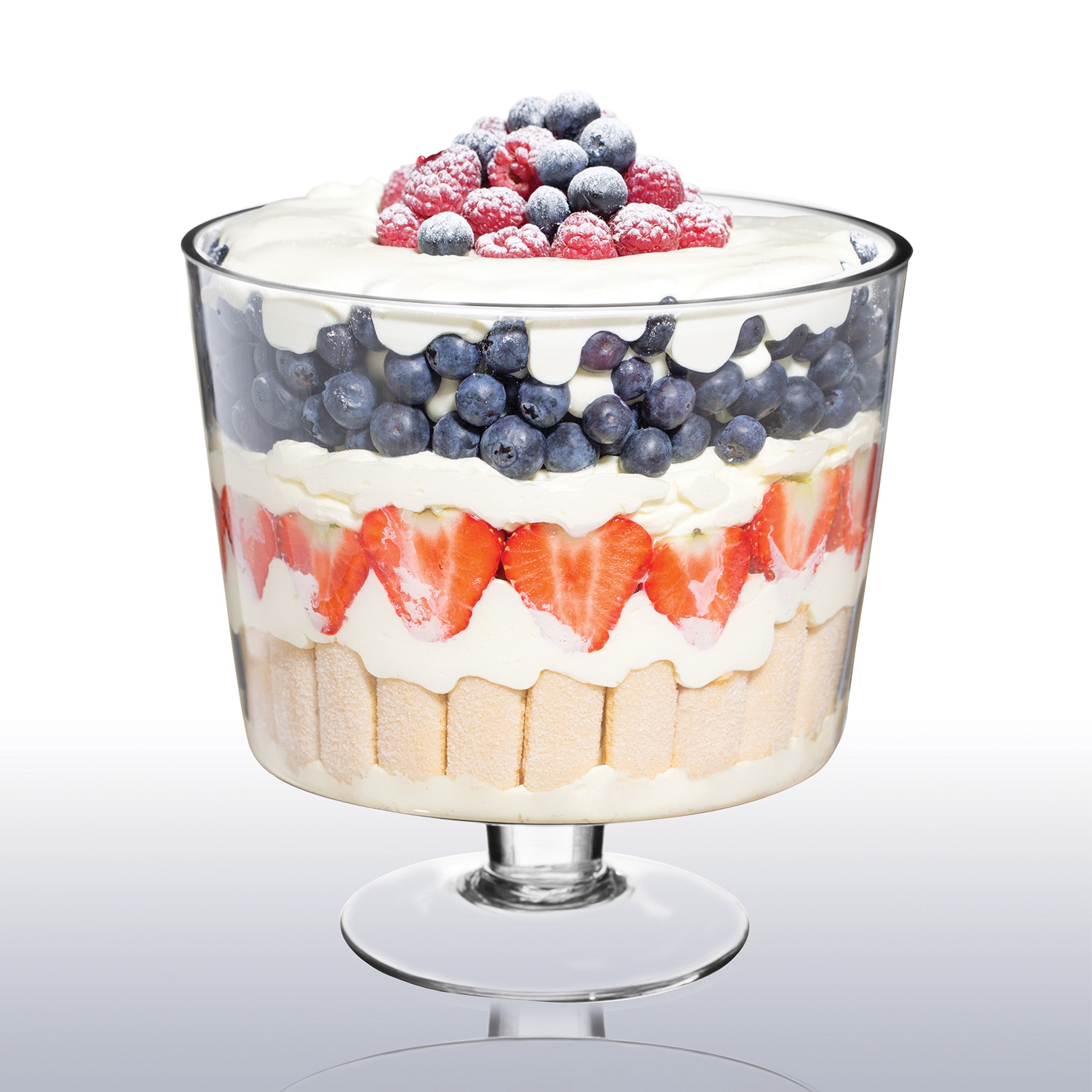 Ravenhead Entertain Glass Footed Trifle Bowl 20cm - Clear