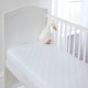 image 1 of Clair De Lune Anti-Allergy Quilted Mattress Protector Cot bed for Cot Bed White | One Size