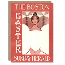 Ethel Reed Art Card Herald Easter Cover Art Nouveau