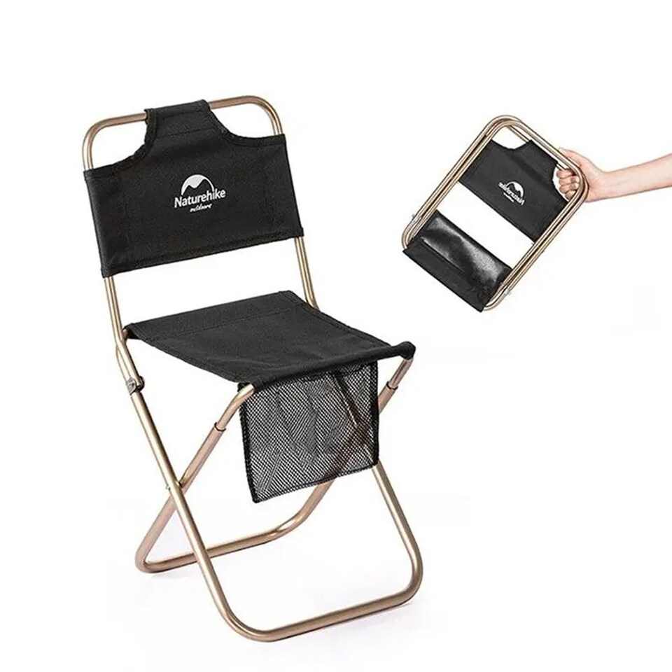image 1 of Ultralight Oversized Camping Chair | Black | Black