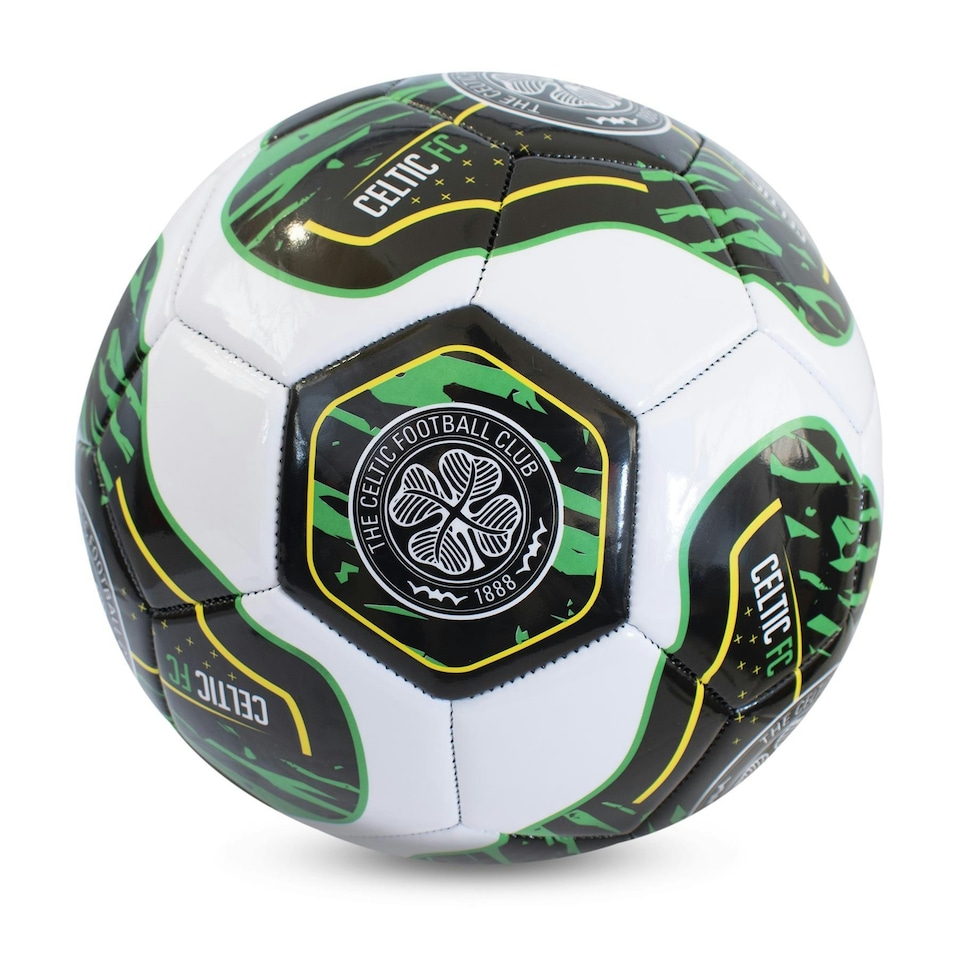 image 1 of Celtic 32 Panel Size 5 Tracer Football Green