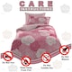 image 5 of VELVETIO Kids Roses Duvet Cover Set Soft Reversible Beddings Pink | Single