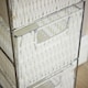 image 5 of Metal Frame Rattan Storage Drawers Home Furniture Fully Assembled | White