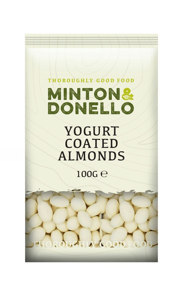 image 1 of Minton & Donello Yoghurt Coated Almonds 6 x 100g