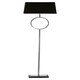 image 1 of Interiors by Premier Floor Lamp with Stone Base Black