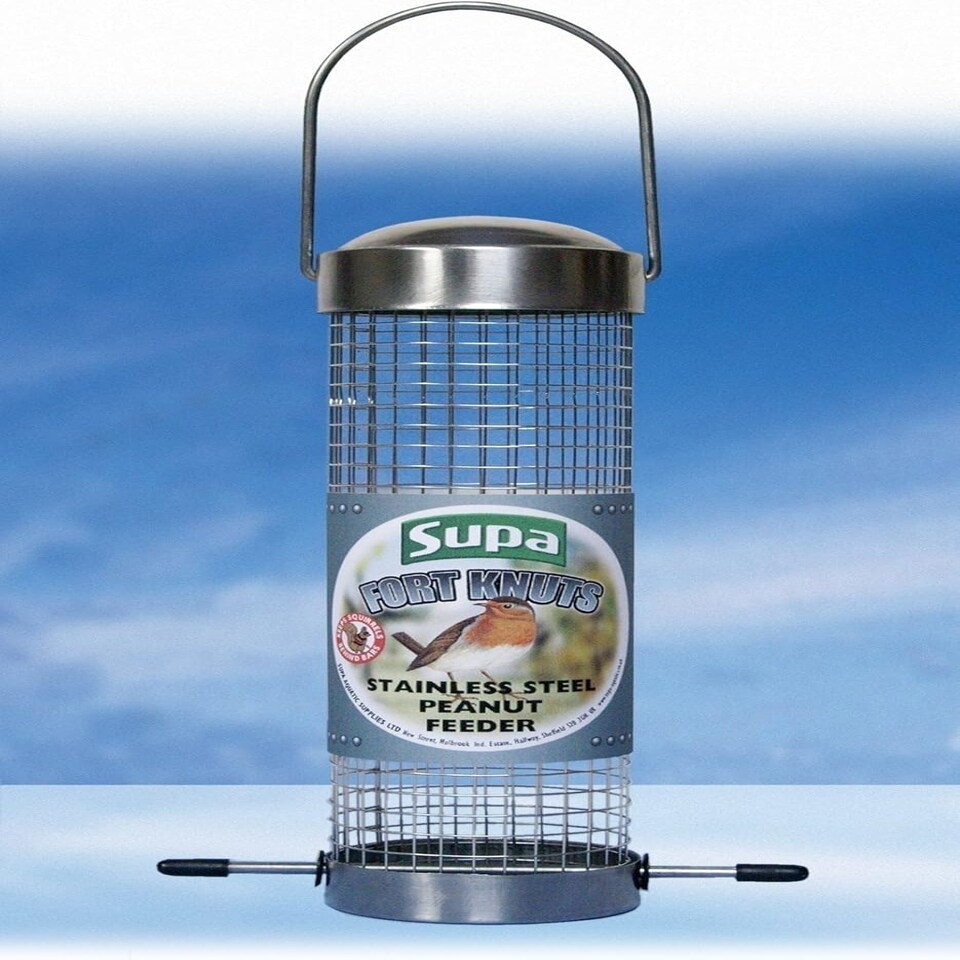 image 1 of Supa 8 " Wild Bird Stainless Steel Fort Knuts Peanut Feeder