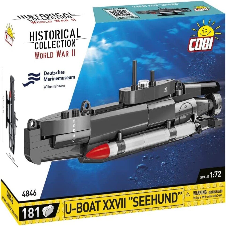 image 1 of Cobi - World War II - U-BOOT XXVII "SEEHUND" (181 Pieces)