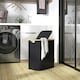 image 2 of HOMCOM 80L Collapsible Laundry Hamper, Washing Basket for Bathroom, Black