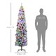 image 7 of HOMCOM 7' Artificial Christmas Tree with Flocked Tips, LED Lights, Decoration