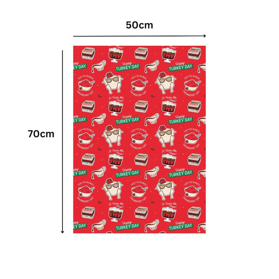 image 1 of Friends Christmas 4 Sheets & 4 Tags Gift Wrap