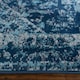 image 5 of KUKOON Navy Blue Traditional Medallion Bordered Living Area Rug 120cm x 170cm Blue