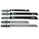 image 5 of 40pc T Shank Fitting Jigsaw Cutting Blades Set For Plastic Wood Metal HCS Blade