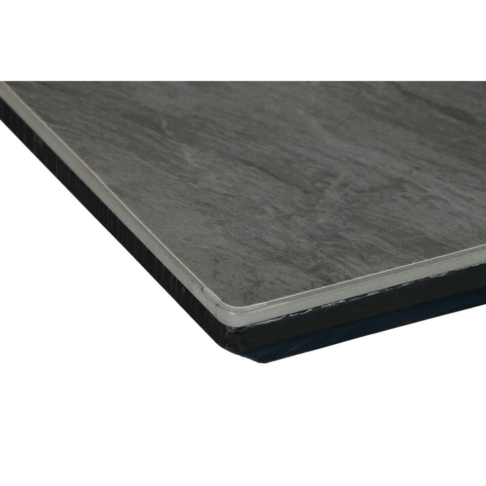 image 1 of Dining Table Home ESPRIT Black Grey Metal Ceramic 160 x 90 x 76 cm N/A