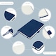 image 10 of Notes London A5 Italian Styled Moretti Notebook Navy