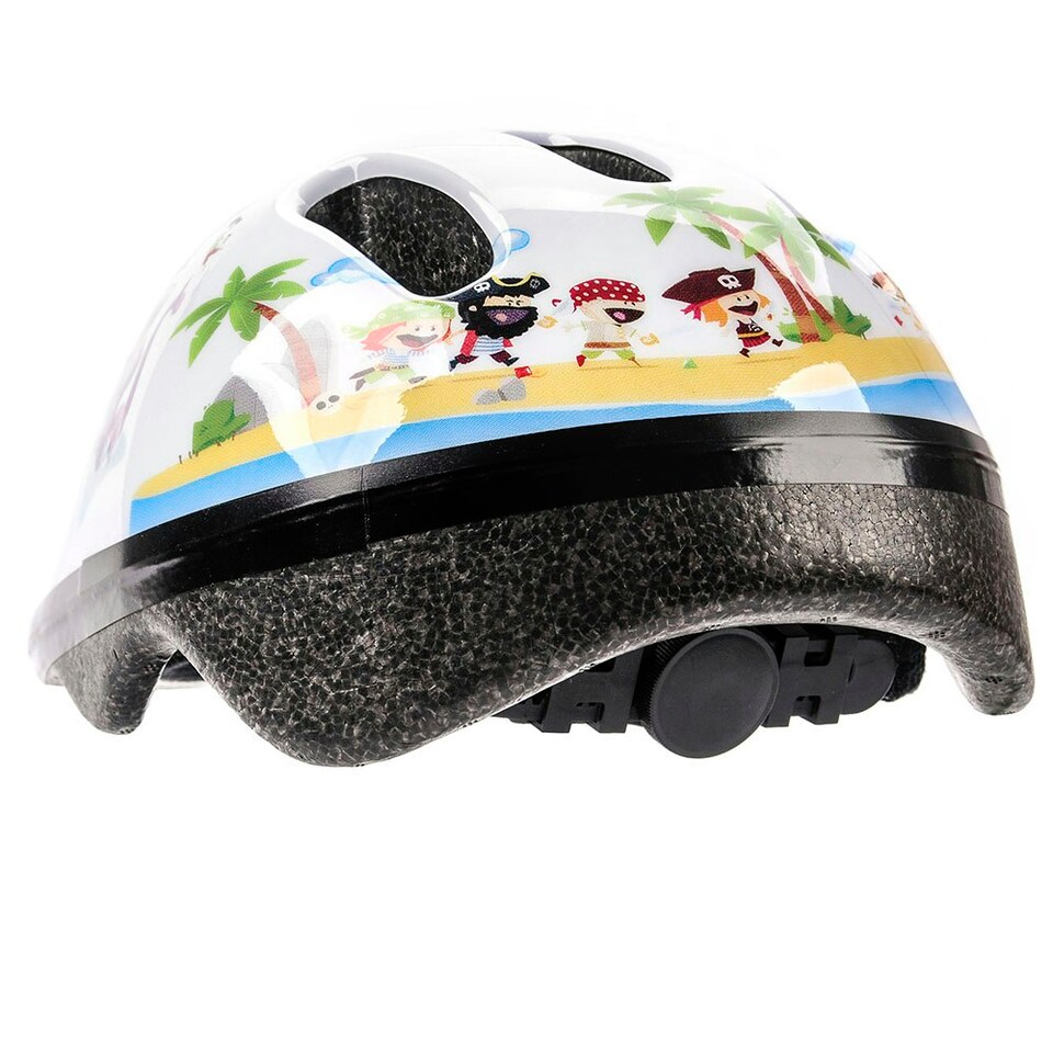 image 1 of Helmet for Kids Toddlers – Lightweight Adjustable Bike Helmet for Boys & Girls – Safety Crash Protection for Cycling, Scooter, Skateboard – MV62 White | Pirate | S