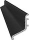image 1 of Exitex Rain Deflector 914mm, Door Rain Guard for Inward & Outward Opening External Doors | Black