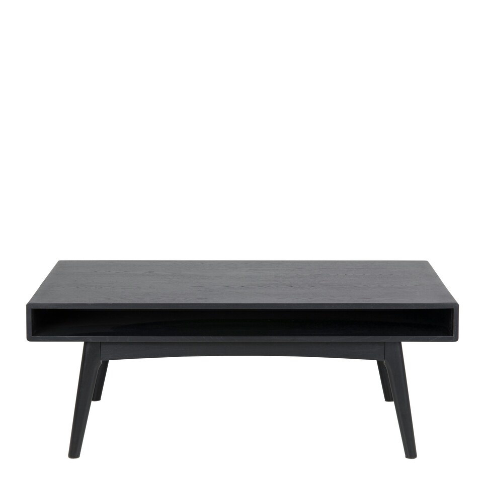 image 1 of Marte Coffee Table with Open Shelf in Black