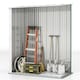 image 6 of Outsunny Outdoor Storage Shed w/ Lockable Door for Garden, Brown