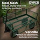 image 5 of Heavy Duty Metal Gardening Trolley - Green Trailer Cart