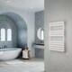 image 2 of Omeara - White Electric Towel Rail H825mm x W500mm 400w Standard