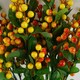 image 3 of 70cm Artificial Orange Berry Spray
