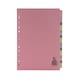 image 1 of 20-Part Subject Divider Multi-punched A4