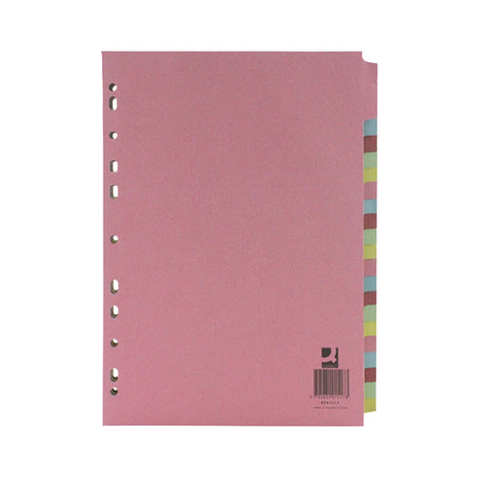 image 1 of 20-Part Subject Divider Multi-punched A4