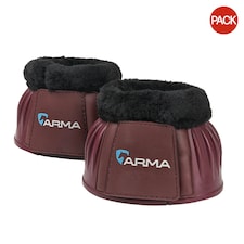 ARMA Horse Overreach Boots (Pack of 2) - Black Cherry - Full