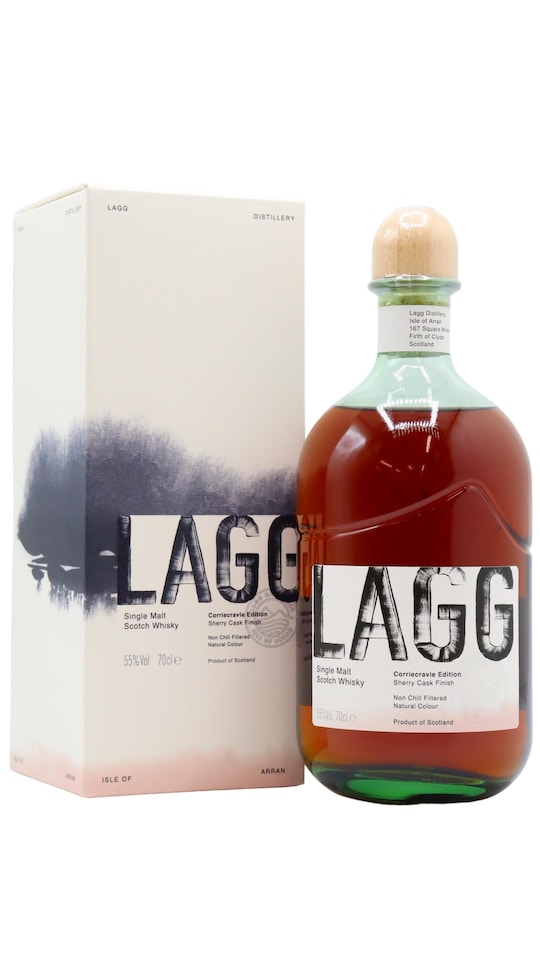image 1 of Lagg - Corriecravie Edition Single Malt Scotch Whisky | Multi | Dark chocolate and spiced red berries. Rich and mouth watering with subtle notes of charred embers and hazelnut. Finish: Charred Oak, Smoke, Hazelnut, Dark chocolate, Sweet Spice. | 1