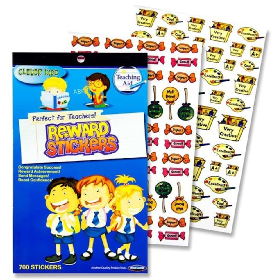 image 1 of Book of 700+ Teachers Reward Stickers by Clever Kidz