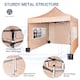 image 2 of Maximus 3x3m Heavy Duty Pop up Gazebo Marquee Outdoor Patio Canopy Tent With Sides
