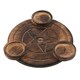 image 2 of Pentagram Tea Light Holder - Wood - One Size