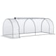 image 1 of Outsunny Tunnel Greenhouse Grow House Steel Frame PVC Transparent 250x100x80 cm