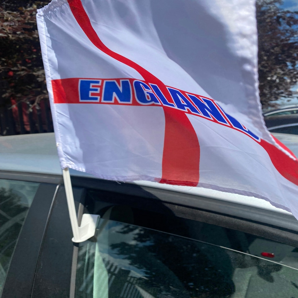 image 1 of England St George's Cross flags Car Flag | Multi