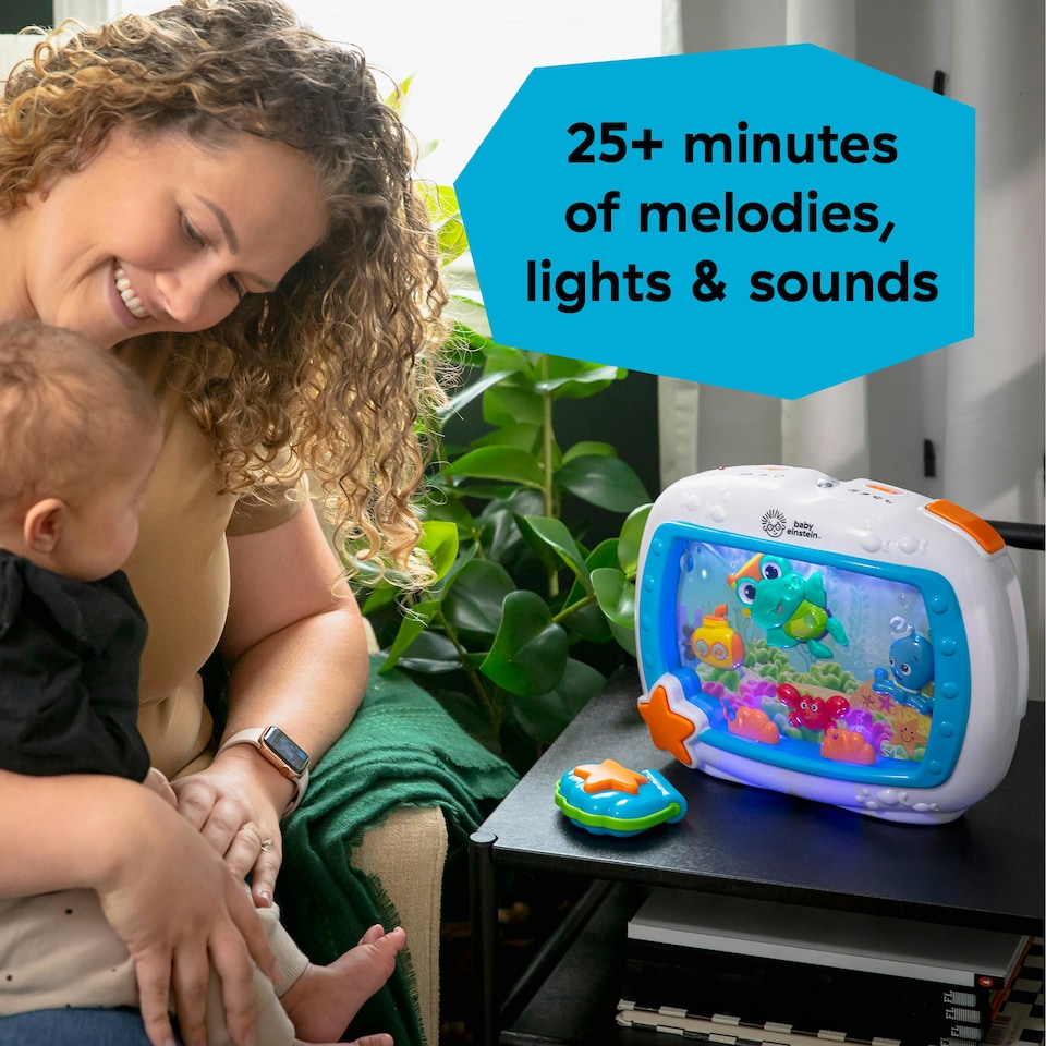 image 1 of Baby Einstein Sea Dreams Baby Soother Musical Crib Toy and Sound Machine 0+